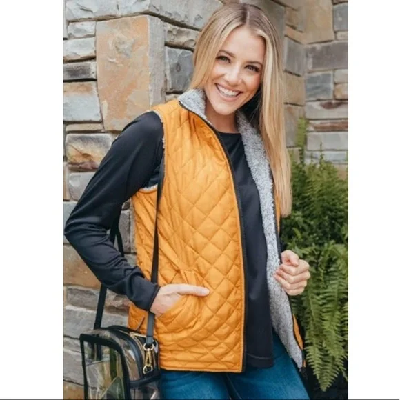 Simply southern sherpa vest best sale